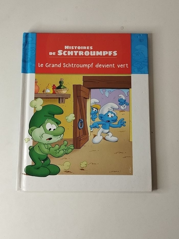 Livre le grand Schtrooumpf devient vert - photo numéro 2
