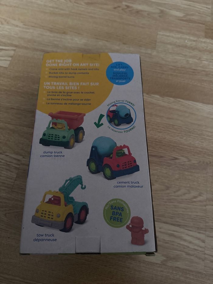 Jouet voiture de construction sans bpa - photo numéro 5