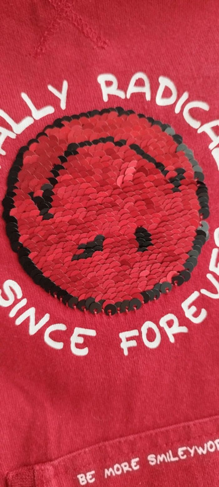 T-shirt manches longues smiley - photo numéro 4