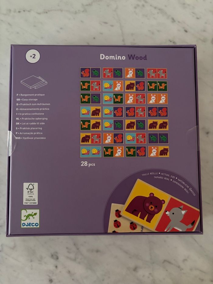 Jeu de dominos en bois Djeco - photo numéro 2