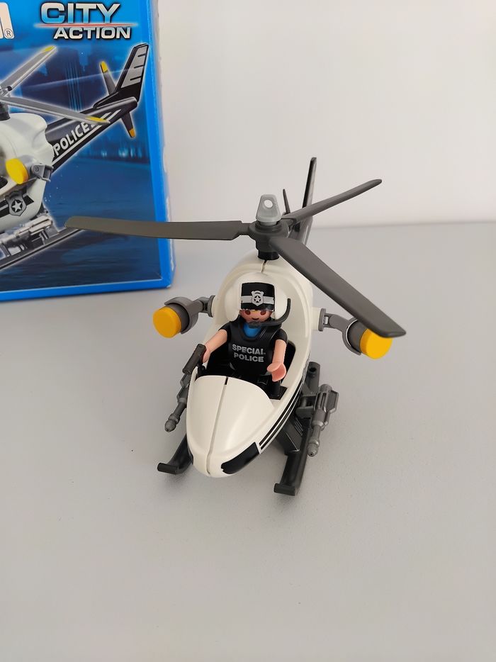 PLAYMOBIL Hélicoptère de Police 5916 Complet 🚁 - photo numéro 2