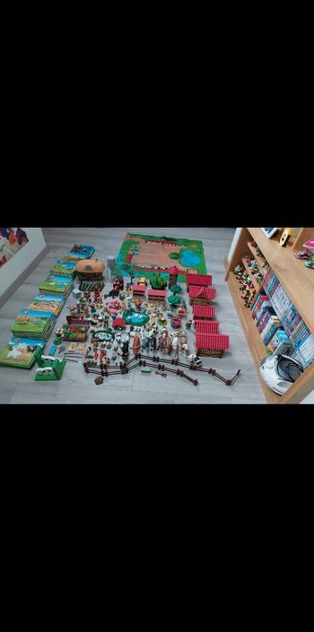Collection livres et figurines les animaux de la ferme