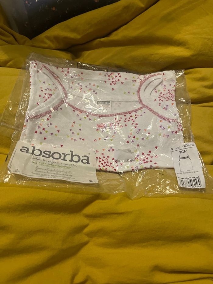 Débardeur fille 4 ans absorba