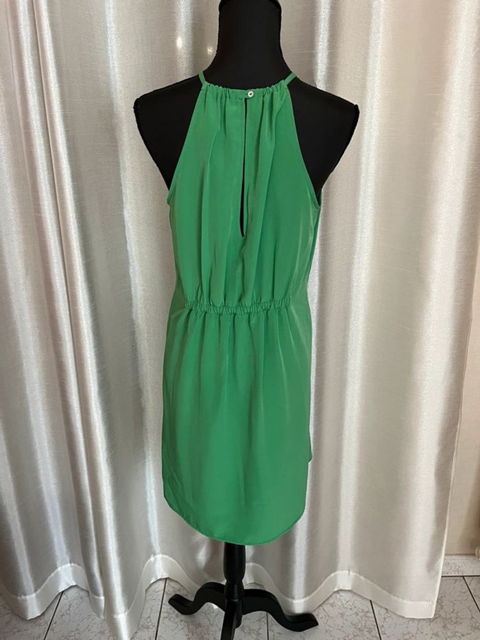 Robe d'été verte zara taille M 38 - photo numéro 2