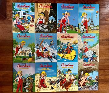 Lot de 12 livres Pierre Probst Caroline albums vintage années 90 Hachette collection
