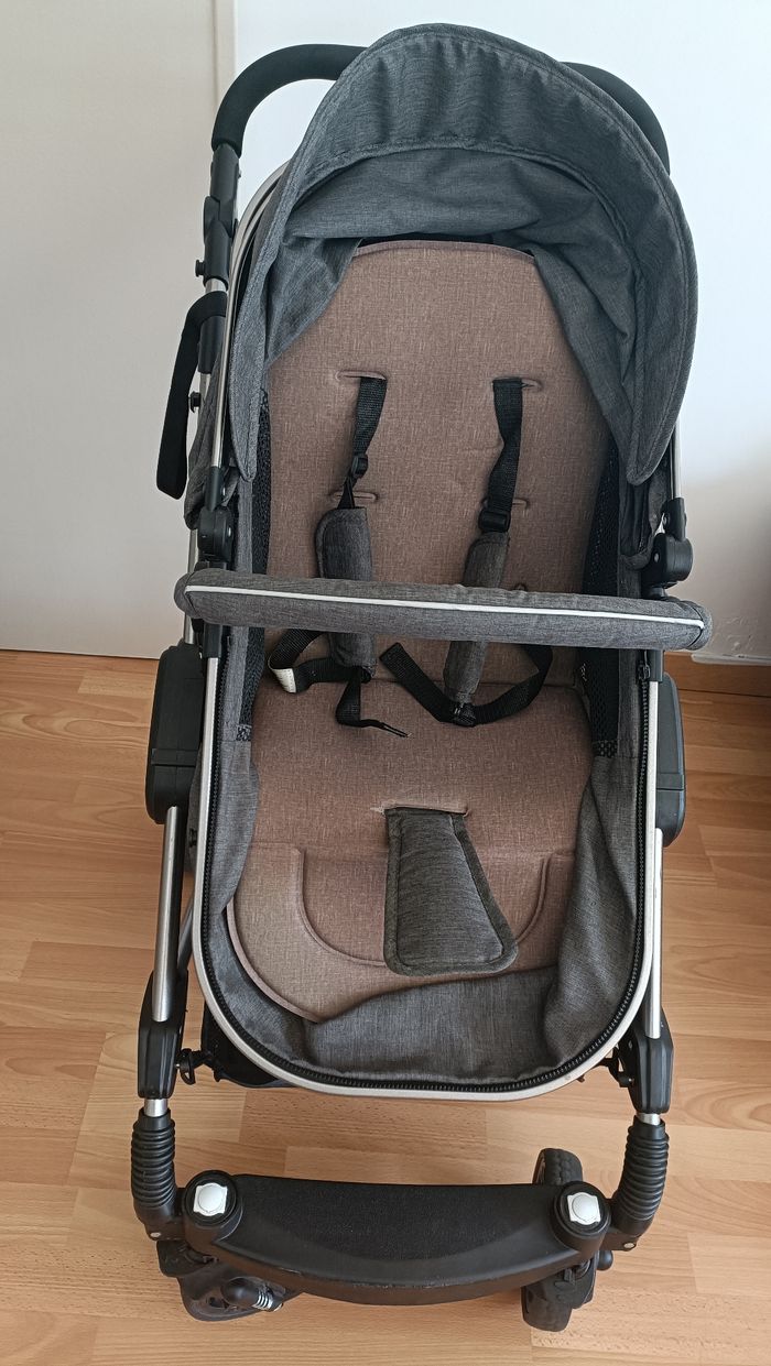 Vends poussette Naf Naf 3 en 1 en bon état - photo numéro 8