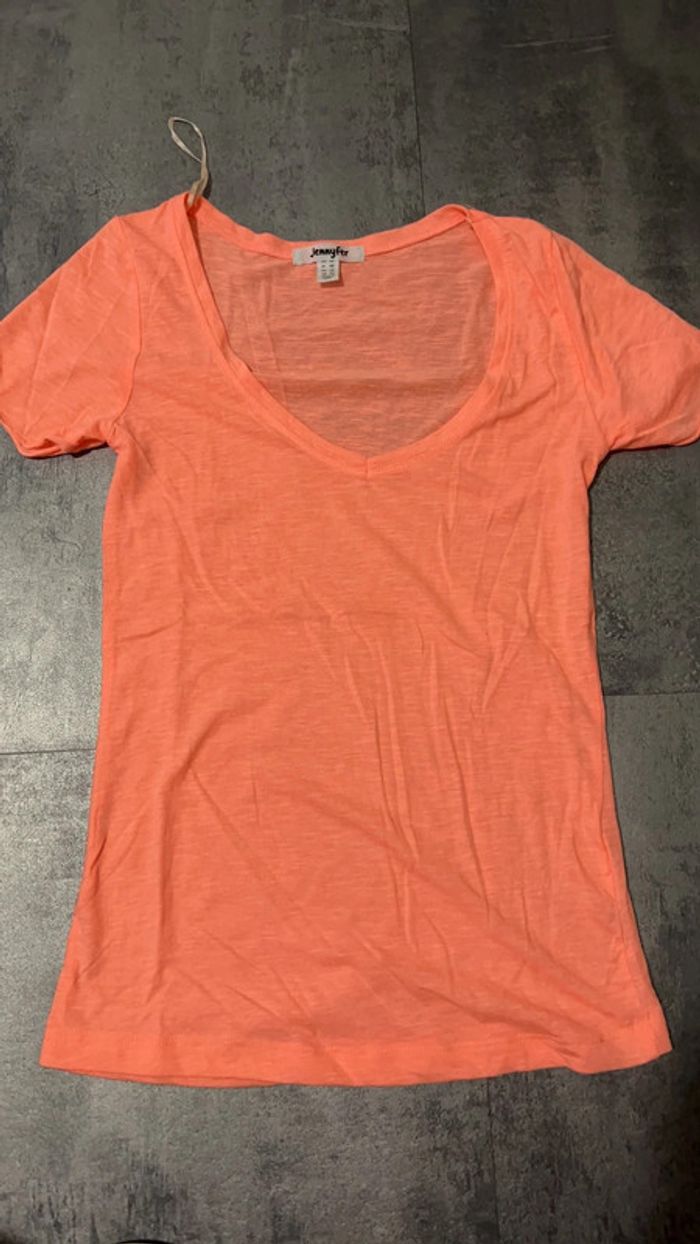 T-shirt Jennyfer (corail), XS / 34 / 6