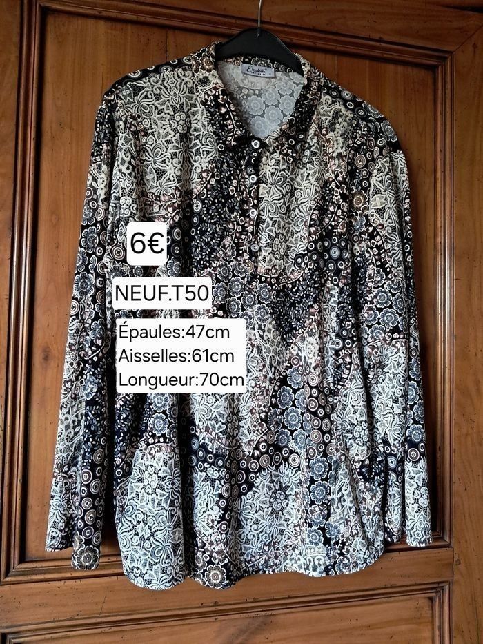 Chemisier NEUF pour femme taille 50 - photo numéro 1