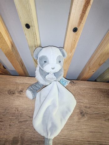 Panda gris et blanc baby nat