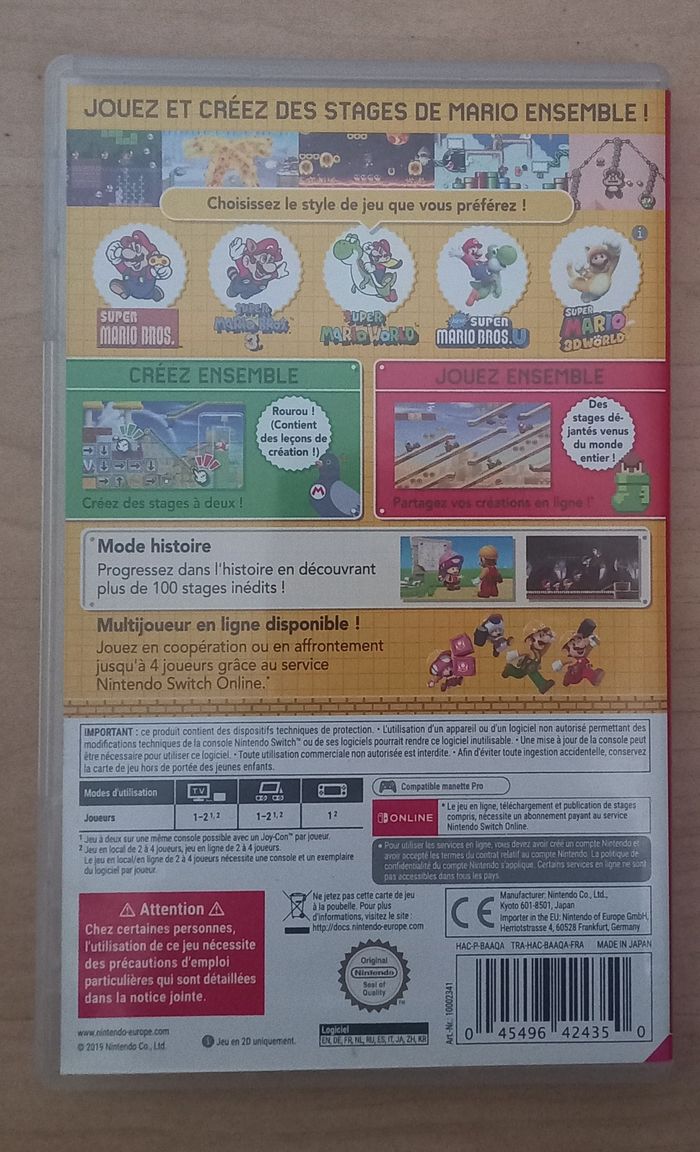 Jeu nintendo Super Mario maker 2 - photo numéro 2