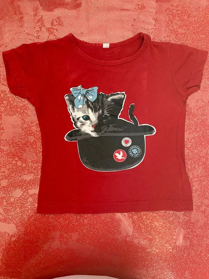Lot 4 tee shirts manches courtes 4 ans - photo numéro 10