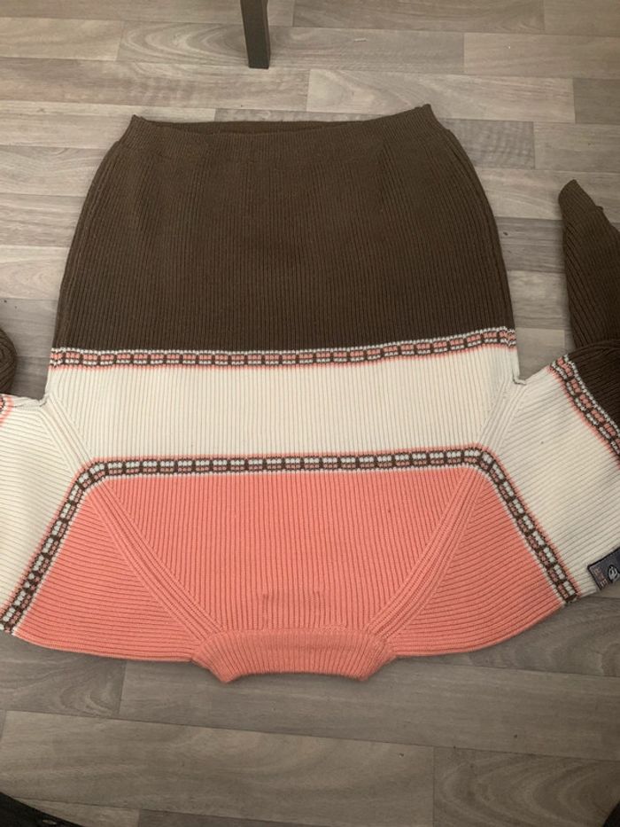 Pull Blanc Bleu vintage - photo numéro 8