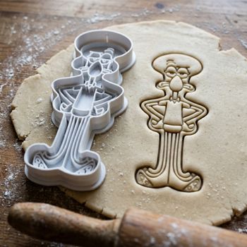 Emporte-pièce Carlo Tentacule - Découpoir Biscuit Inspiré de Bob l'Éponge Pâtisserie Sablés