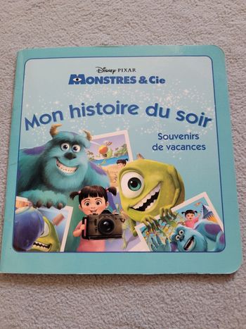 Livre Monstres et Cie souvenirs de vacances