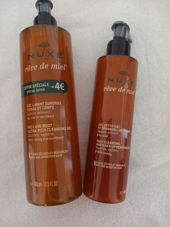 Gel lavant surgras +gel nettoyant nuxe