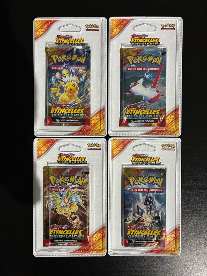 Artset Pokémon EV8 Étincelles Déferlantes avec opercules en Français