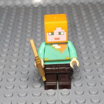 Minifigure / Figurine 🎮 Minecraft  - Alex 🟧