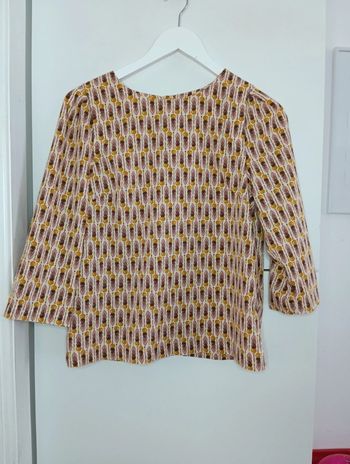 Très jolie blouse handmade manche 3/4