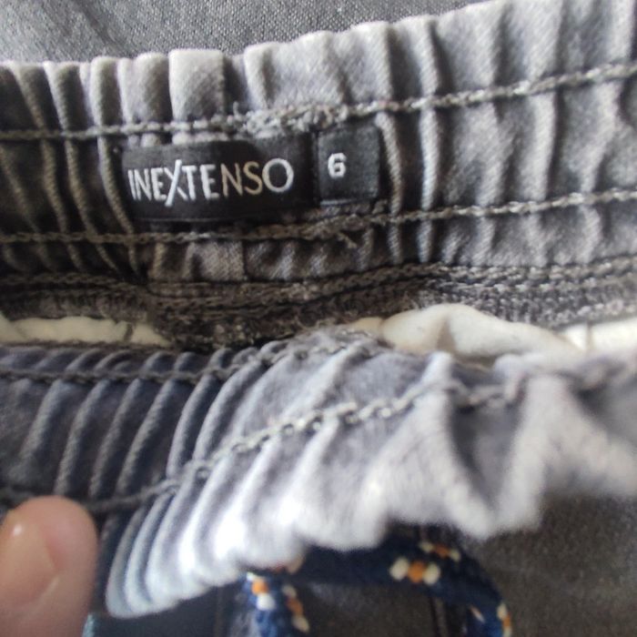 Jean gris élastique taille 6 ans - photo numéro 3