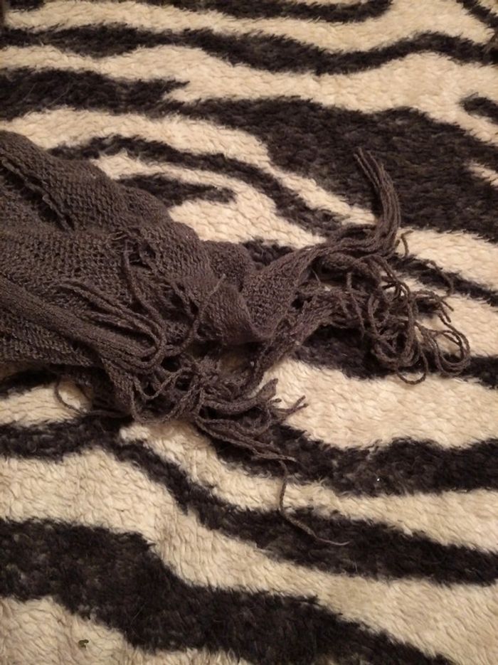 Écharpe marron - photo numéro 3