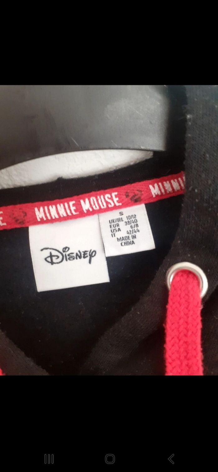 Pull minnie à capuche avec oreille et nœud - photo numéro 4