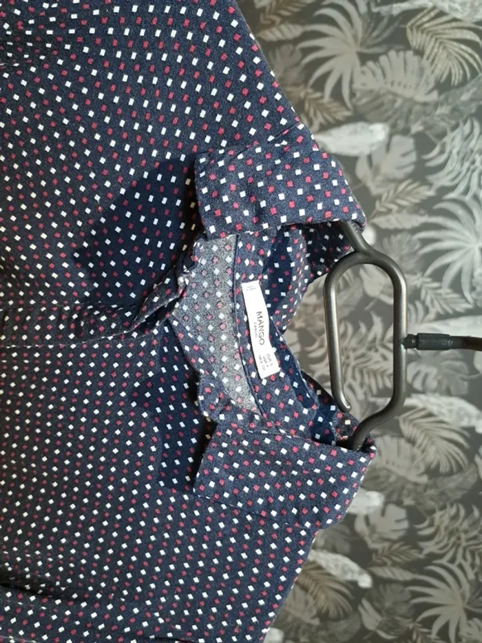 Chemise marine a motifs taille S - photo numéro 5