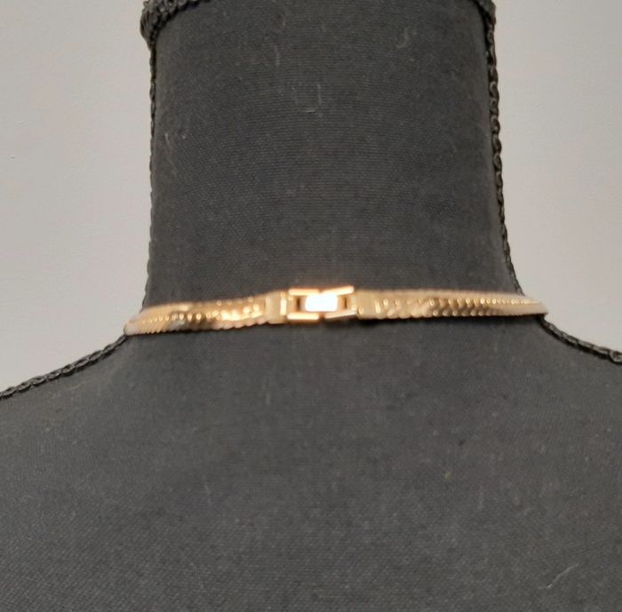 Magnifique collier vintage plastron raz du cou Orena Paris - photo numéro 3