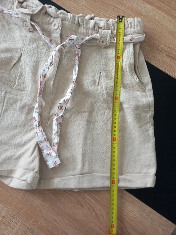Short beige en coton T42 - photo numéro 5