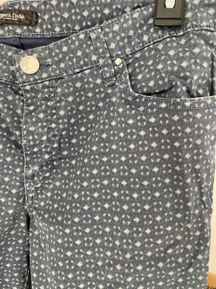 Pantalon enduit bleu 42 - photo numéro 2