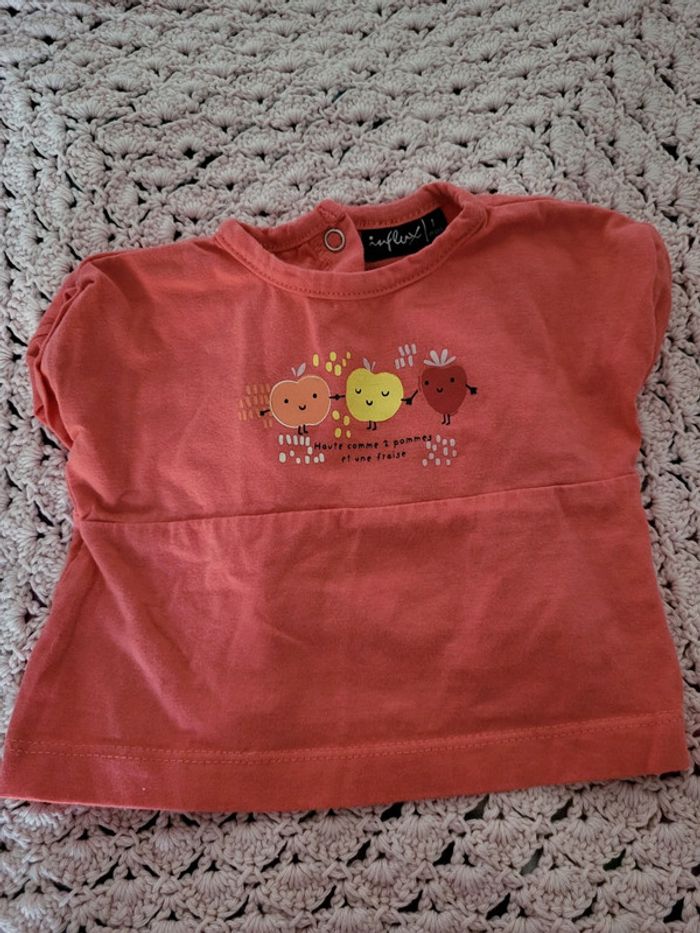 Tee-shirt manche courte 1 mois - photo numéro 5