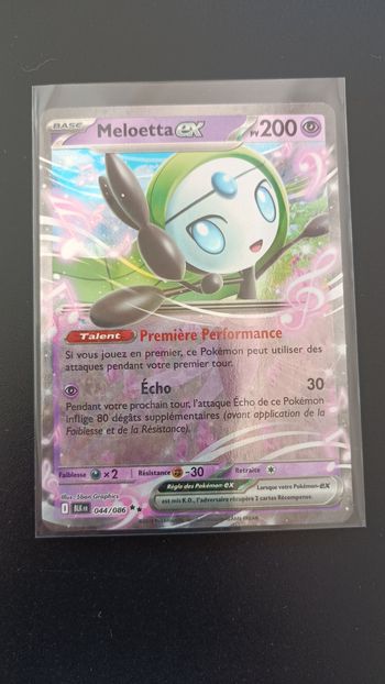 Meloetta ex  EV 10.5 Foudre noire BLK
