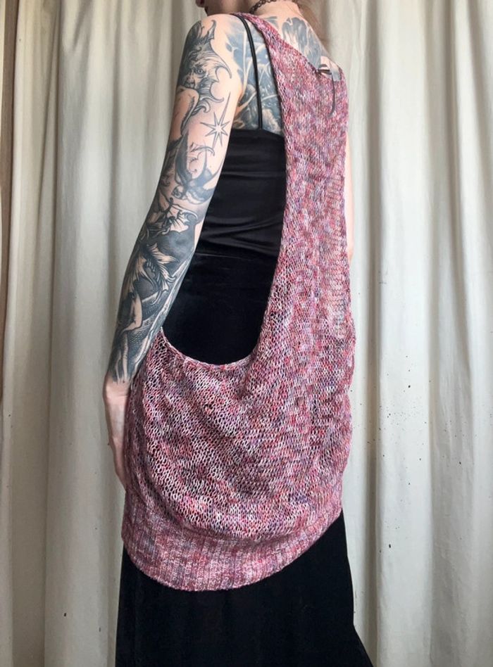 Top maille oversized Cop Copine vintage made in Portugal 🇵🇹 y2k - Taille M - photo numéro 3