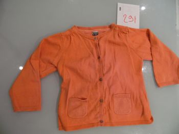 Gillet 2 ans tape a l'œil