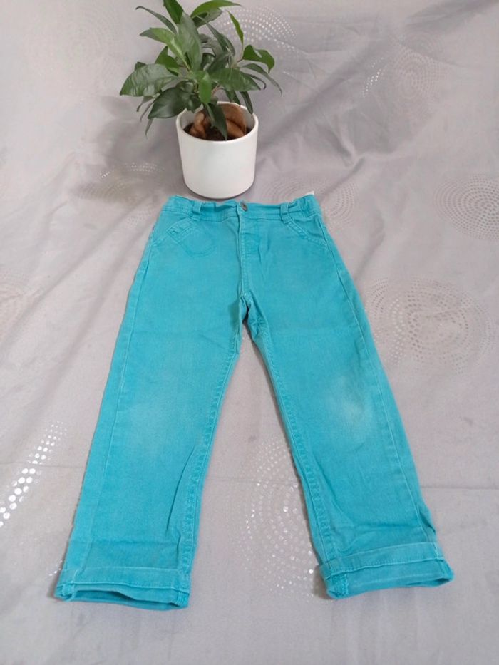Jean turquoise