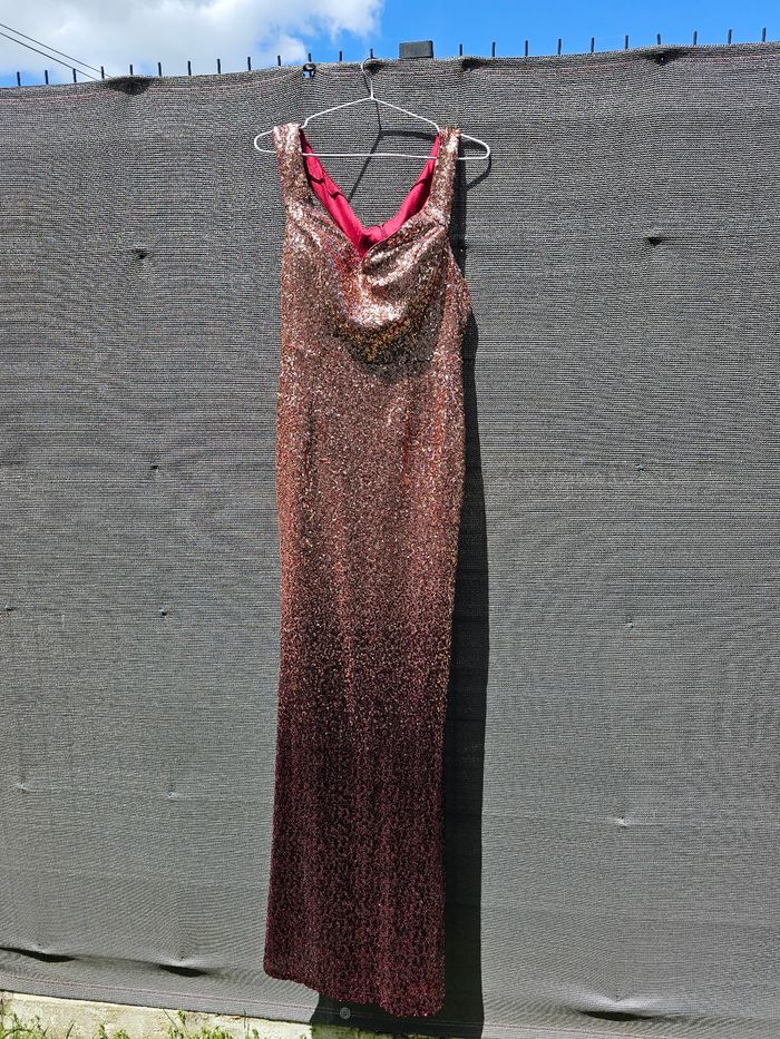 Magnifique robe sirene a sequins taille 42 neuve avec etiquette - photo numéro 9