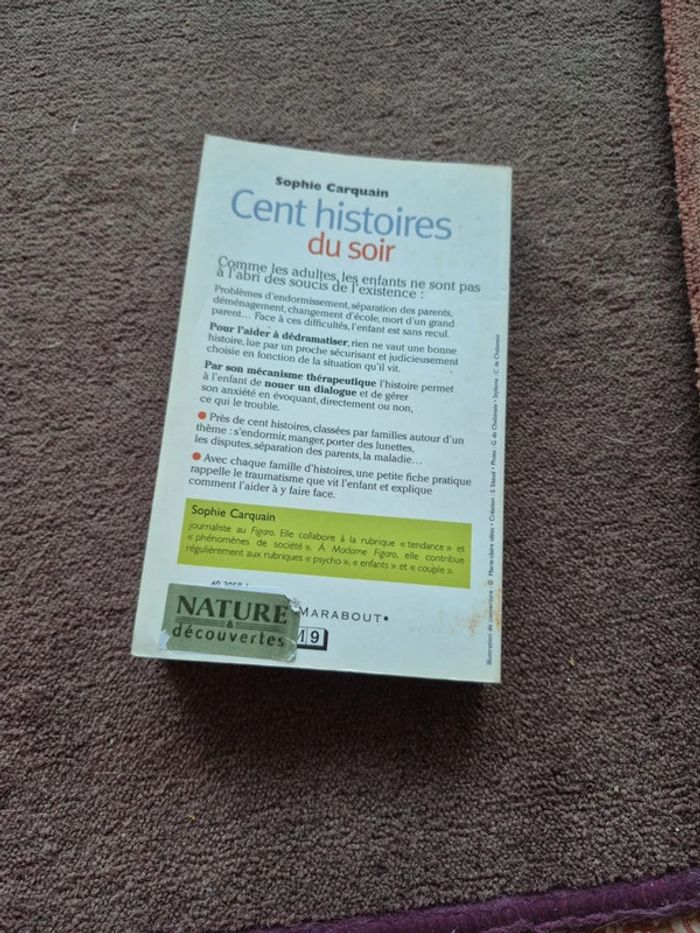 Livre cent histoires du soir par Sophie carquain - photo numéro 2