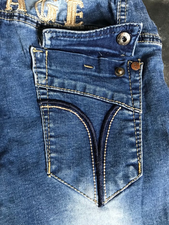 Pantalon Jeans délavé vintage 13/14 ans - photo numéro 6