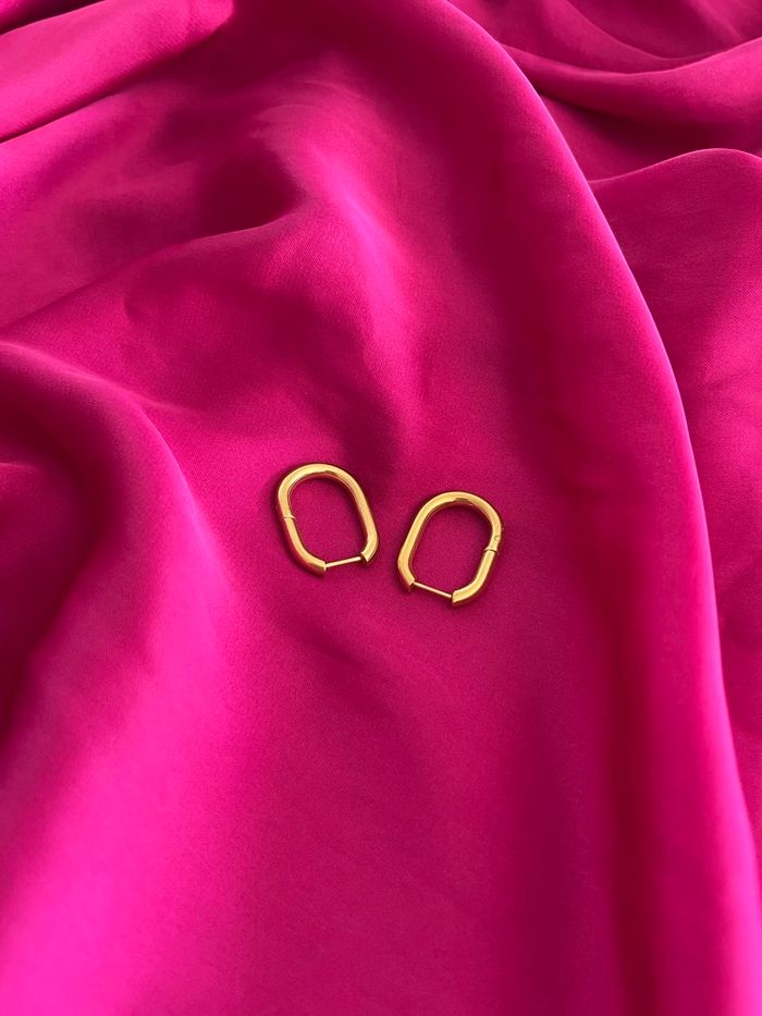 Boucles d’oreilles tendances acier inoxydable - photo numéro 2