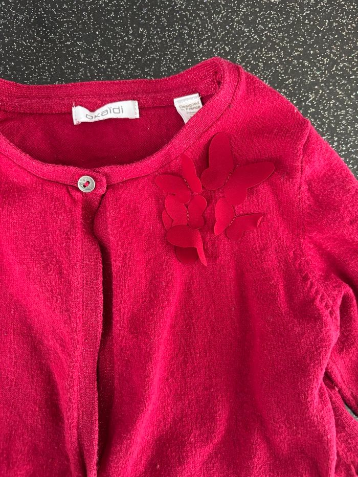 Okaidi - boléro rouge fille 8 ans - photo numéro 3