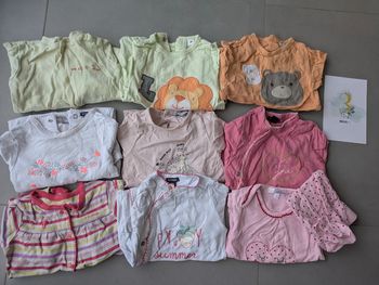 Lot 9 pyjamas cotons 3 mois