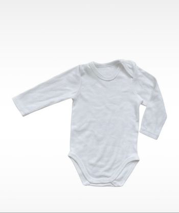 👶 Body Bébé Blanc 12 Mois – Doux, Pratique & Très Bon État !