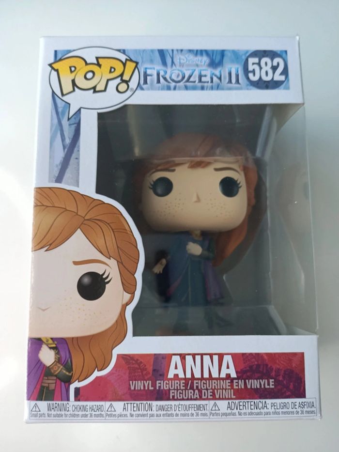 Lot de 2 Figurines Funko pop Disney frozen 2 : n°586 Mattias et n°582 Anna - photo numéro 2