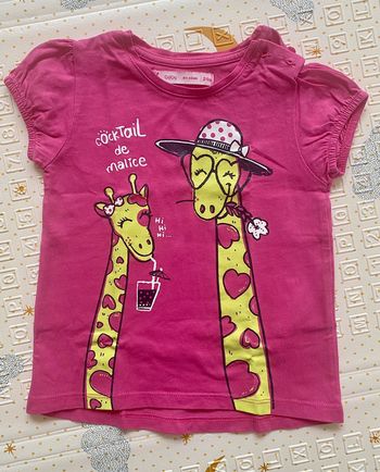 Tee-shirt manches courtes - 24 mois