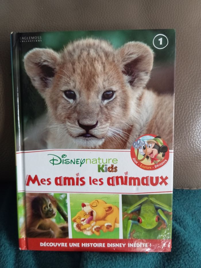 Livre n1 Disney nature kids mes amis les animaux