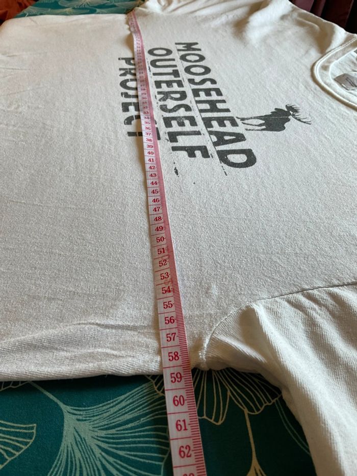 T-shirt blanc pour homme Moosehead Outerself Project taille L 375 - photo numéro 5