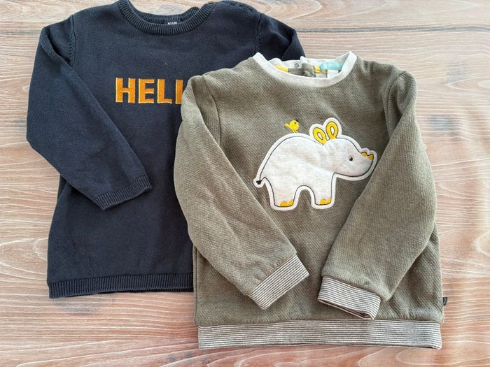 Lot de 2 pulls fins 36 mois