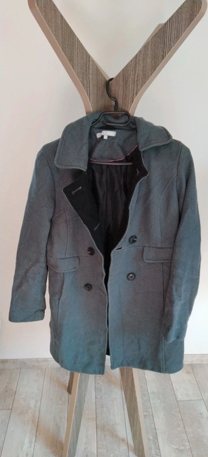 Manteau hiver Gris Etam T40 - photo numéro 2