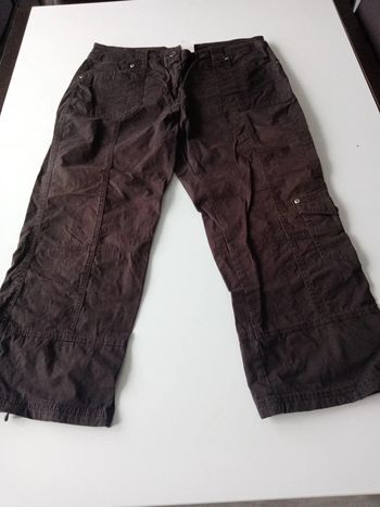 Pantacourt marron T 44