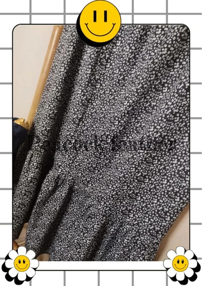 Robe longue bleue fleurie xxl neuve - photo numéro 5