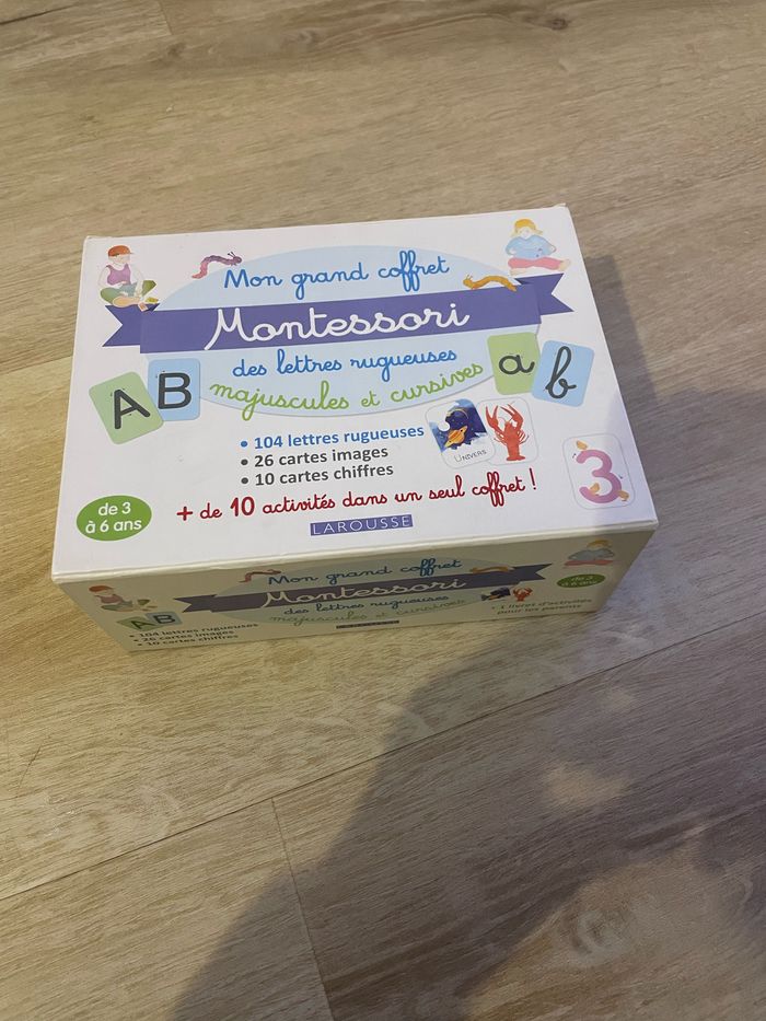 Lettres rugueuses Montessori